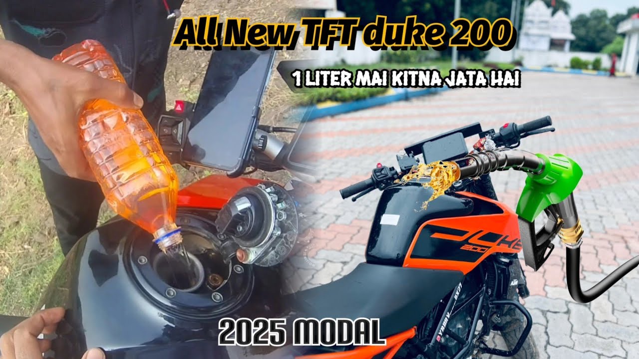 KTM Duke 200 2025 model mileage test ✅II Shocking result of duke 200 bs7 model 🚀🏍️ #ktm #duke 