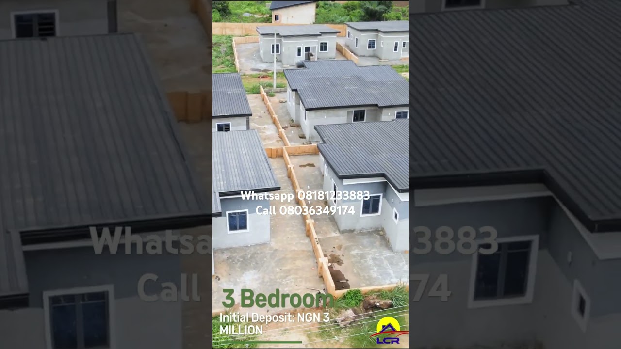Luxury 3 bedroom bungalow in Mowe Of Ada for 42.500.000m. Whatsapp 08181233883    Call 08036349174