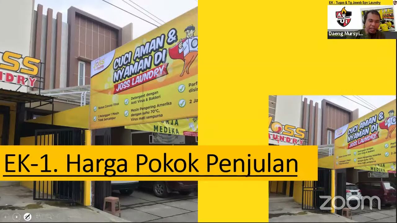 Akademi Laundry Indonesia. Diskusi mengenai Harga Pokok Penjualan (HPP)