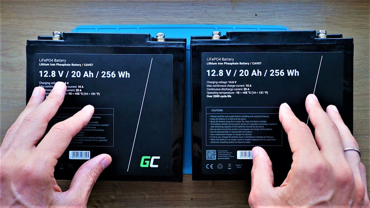 Тест LiFePo4 акумуляторів. GreenCell 12V 20Ah