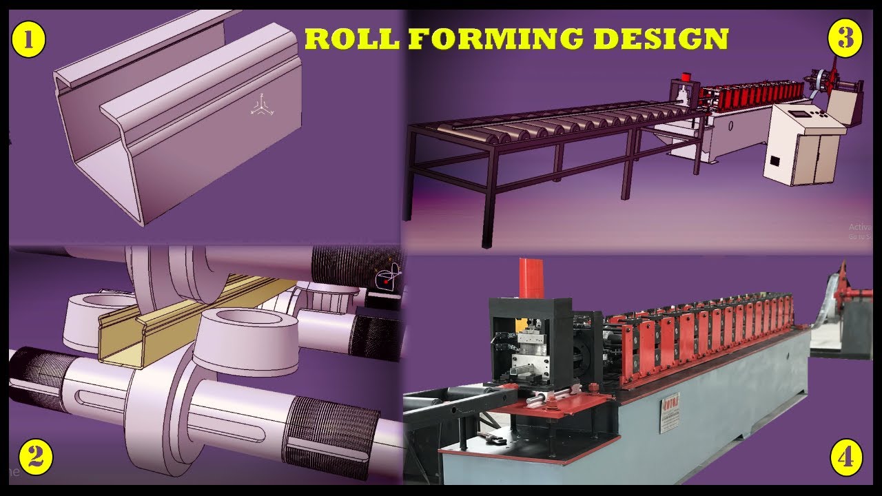 How to Design for Roll Forming OR Make roll forming machine?? ▶  Roll forming process  ◀
