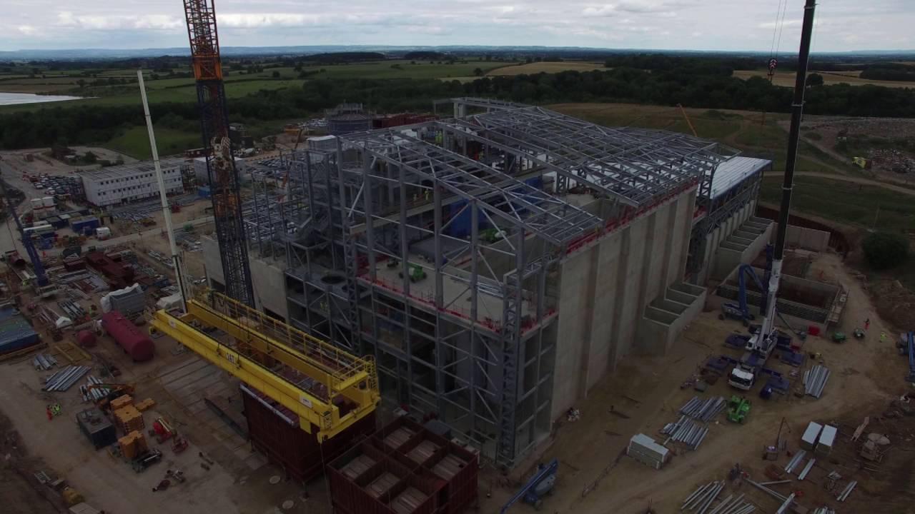 Waste Crane Installation at Allerton Waste Recovery Park
