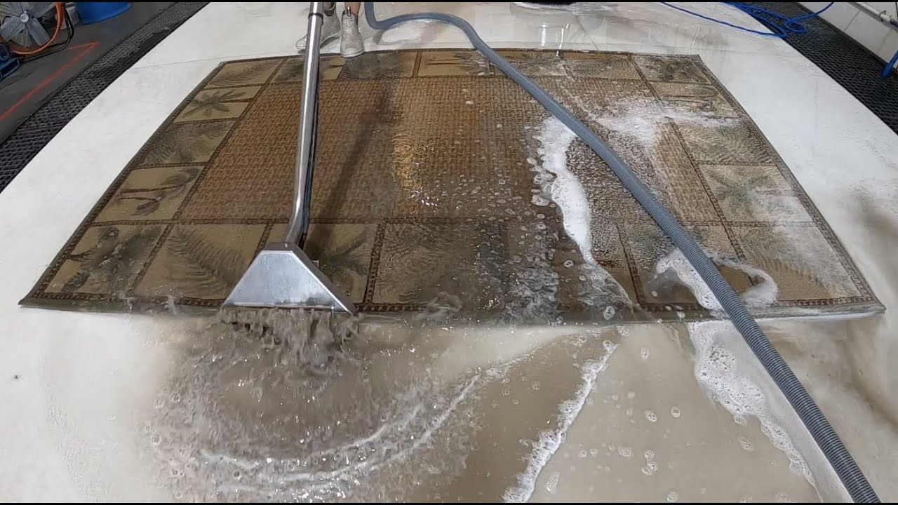 20 YEAR OLD RUG Gets Washed For The FIRST TIME | UNBELIEVABLE Amounts of DIRT and SAND Wash Away