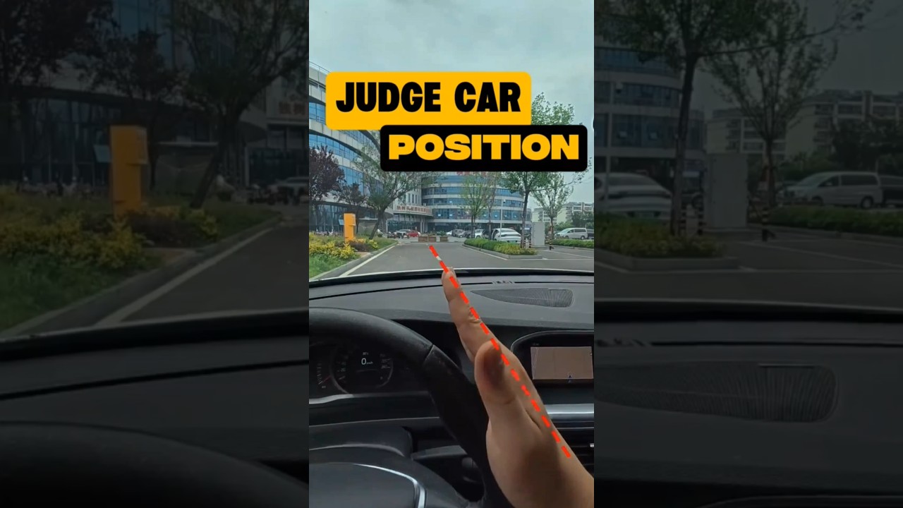 Easy Tricks to Measure Car Distance While Driving #parallelparking #reverseparking #parking