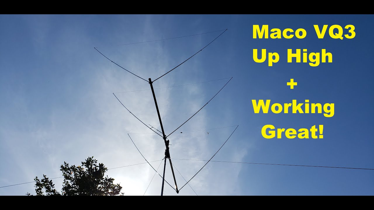 My Maco VQ3 CB Beam Antenna up on the roof