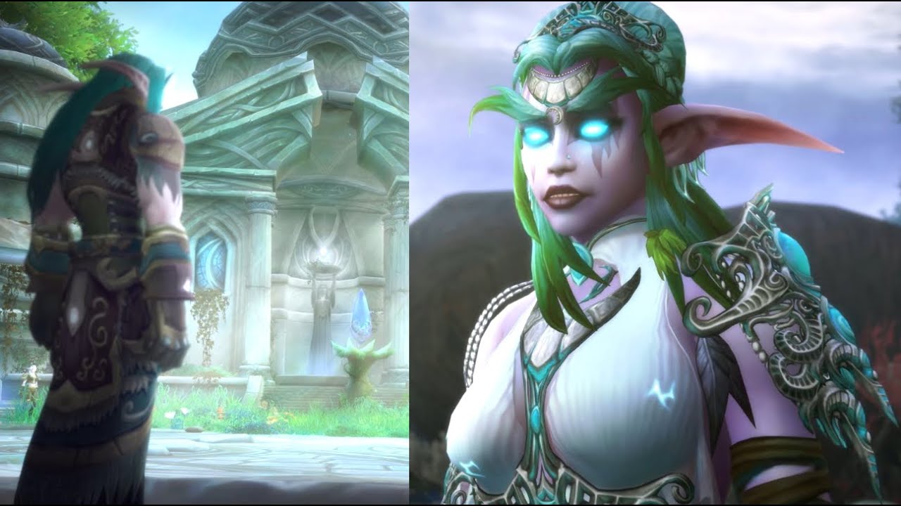 The Fall of Dragon Ysera - Visions of The Dreamer - Cinematic CG Cutscene - Tyrende Oracle of Elune