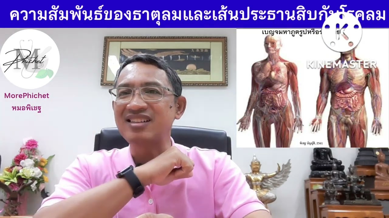 MP198: ความสัมพันธ์ของธาตุลมกับเส้นประธานสิบและโรคลม
