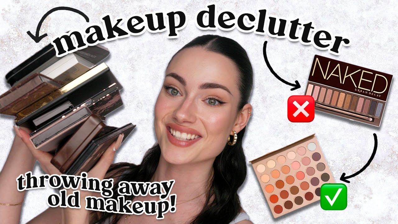 Makeup Declutter! *Getting Rid of Old Eyeshadow Palettes*