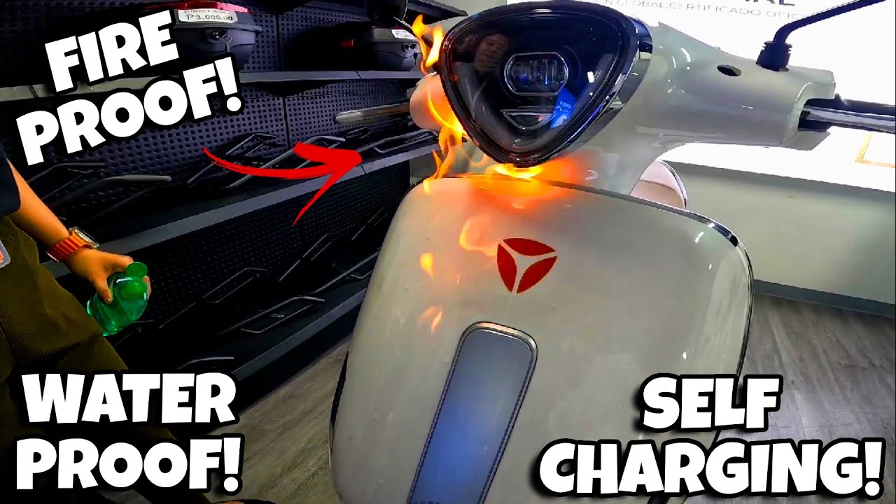 FIRE PROOF, WATER PROOF MAY SELF CHARGING PA! KUSANG NAG CHA-CHARGE PANG MALAYUANG BYAHE!