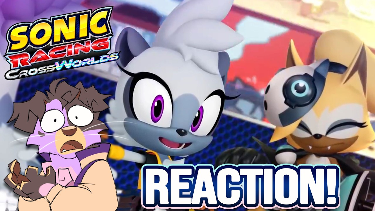 TANGLE AND WHISPER ARE CANON!!! - Sonic Racing Crossworlds NEW DLC Characters REACTION!