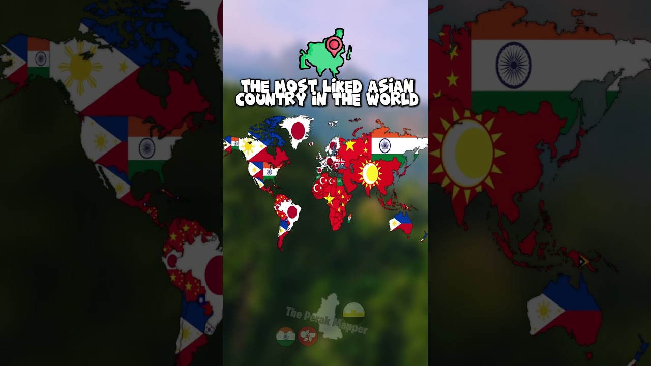 The most liked Asian country in the world #europe #history #geography #mapping #mapper