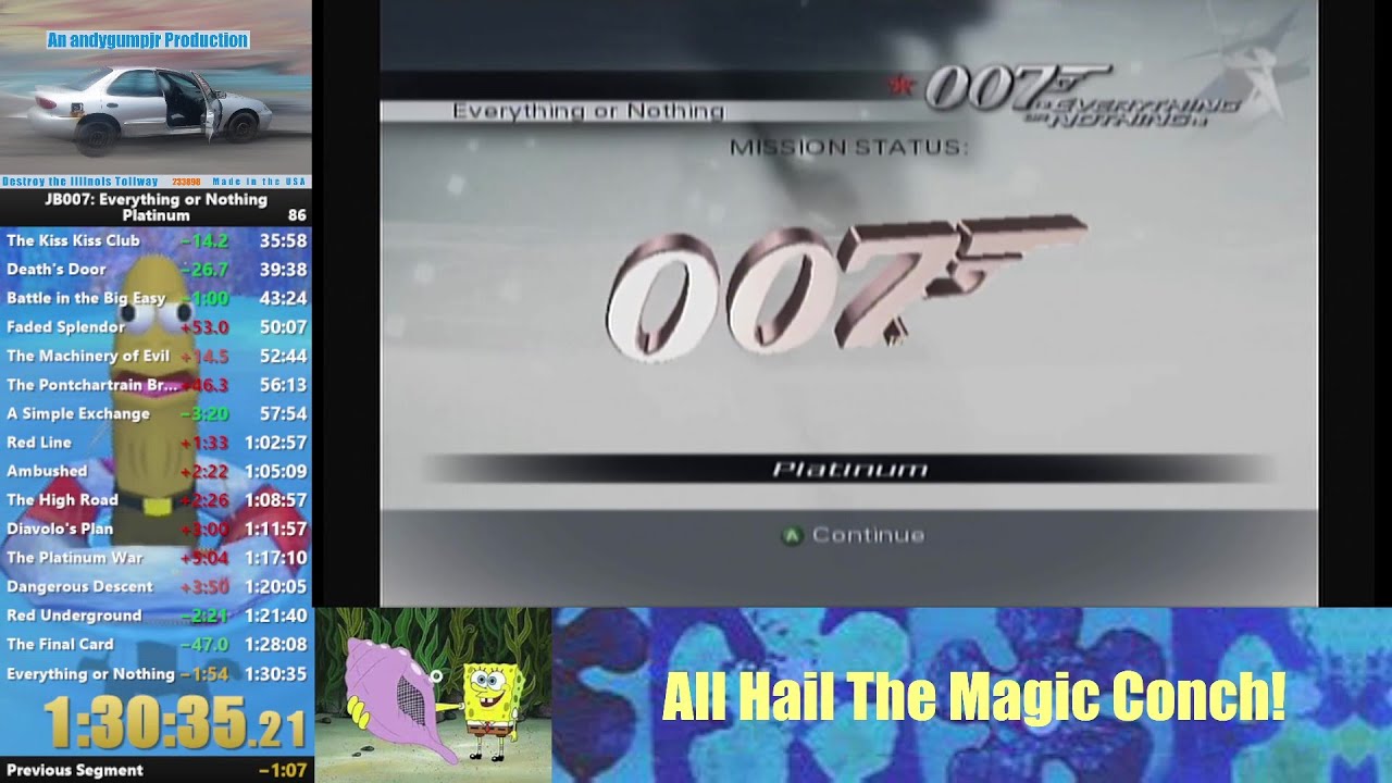 Everything Or Nothing Platinum Speedrun