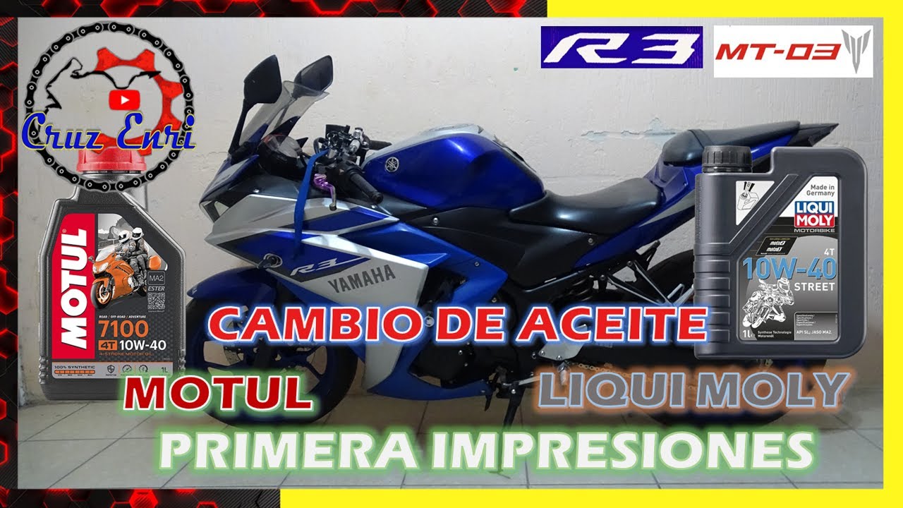 🔧YAMAHA R3 |🏍️CAMBIO DE ACEITE LIQUI MOLY |🏍️MAYOR RENDIMIENTO ?.