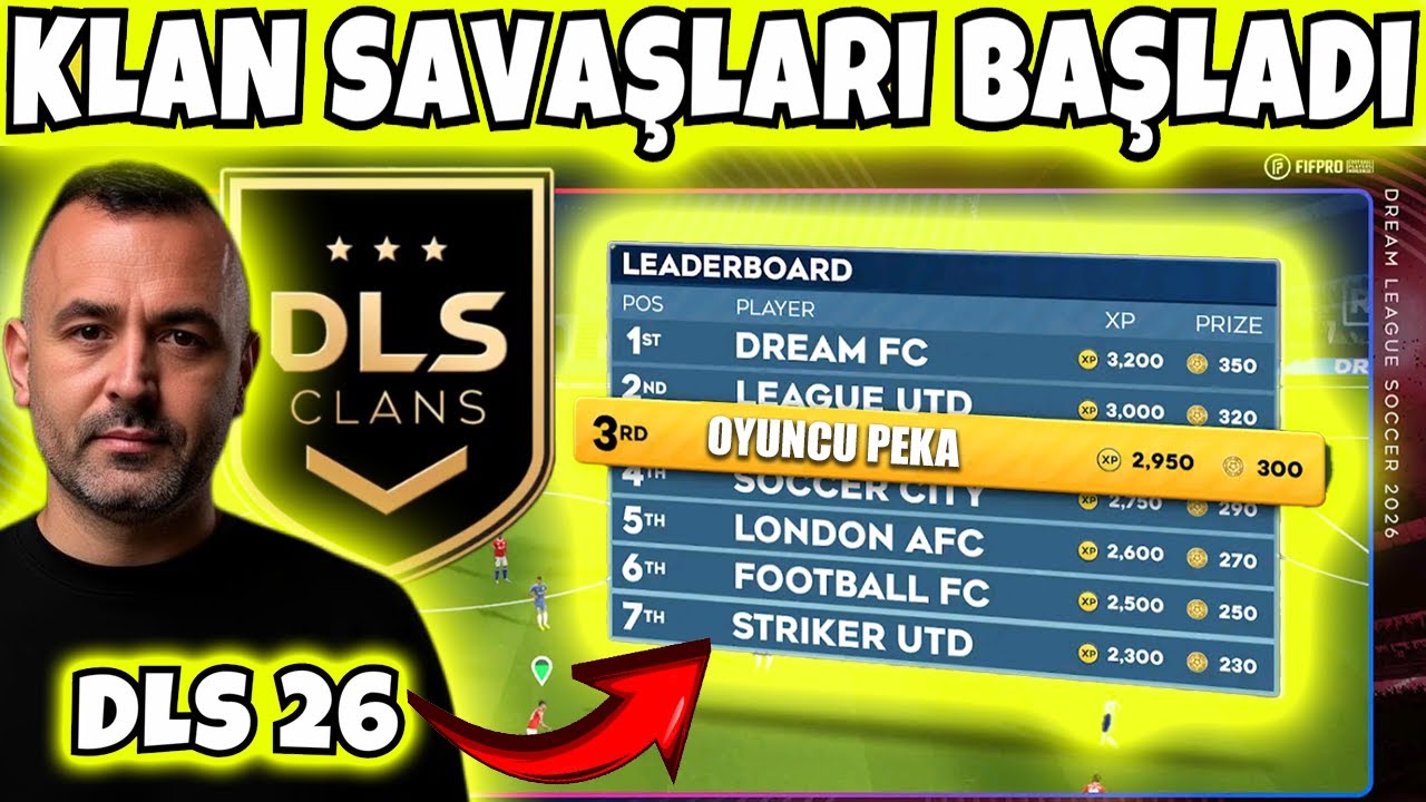 DLS 26 KLAN SAVAŞLARI BAŞLADI ! - DREAM LEAGUE SOCCER 2026