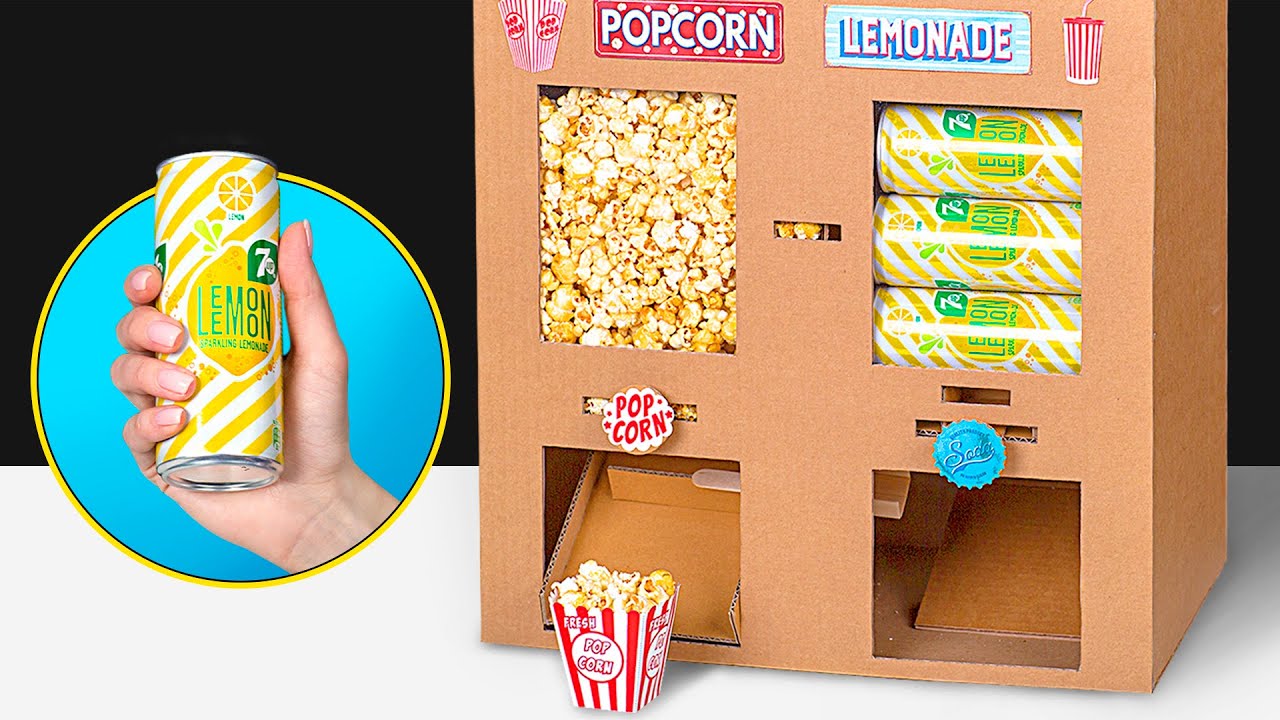 Ubah Rumahmu Menjadi Bioskop dengan DIY Mesin Popcorn dan Soda Ini