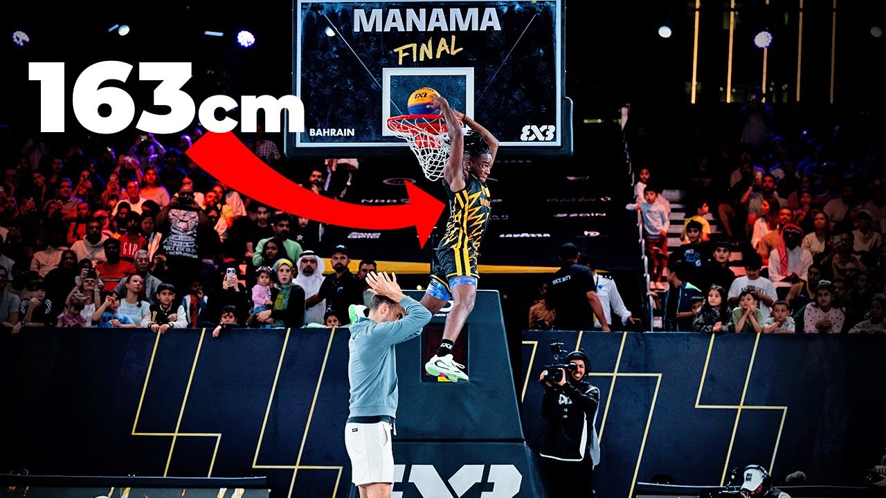 163см на данк контесті FIBA 3x3.