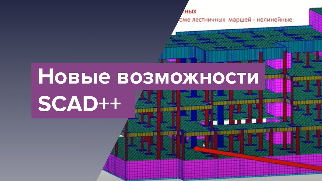 Новые возможности SCAD++