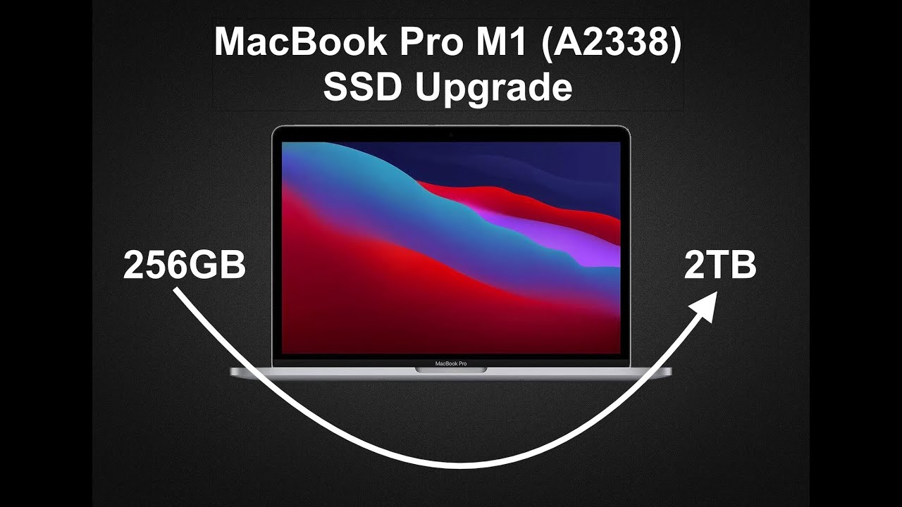 MacBook Pro M1 (A2338) SSD Upgrade 256GB to 2TB