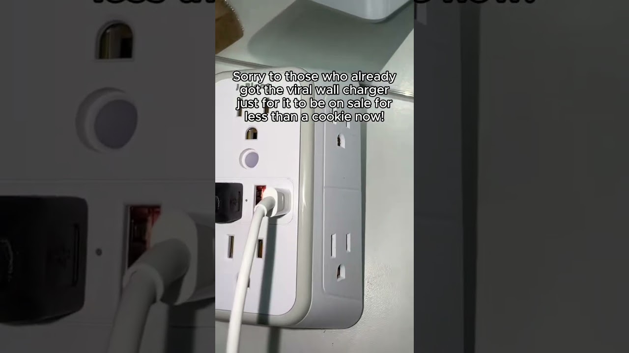 Multi Plug Outlet Extender with USB Ports & Surge Protection #multiplug