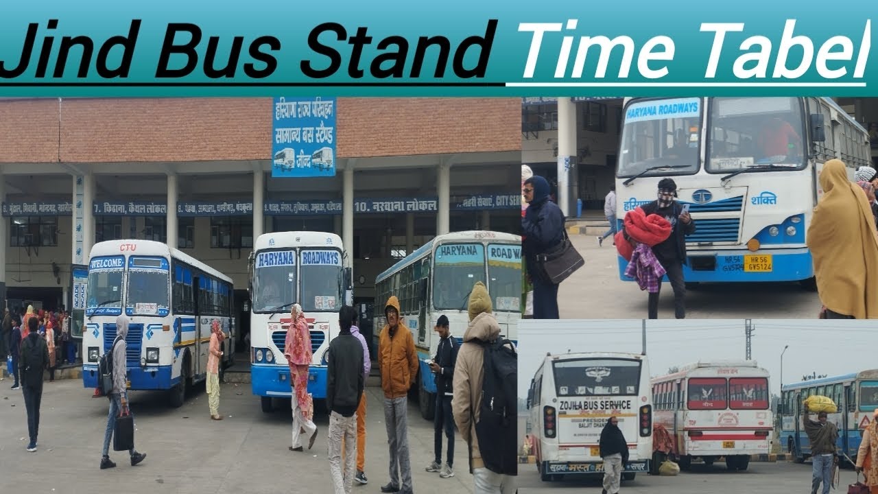 Jind Bus Stand Full Vlog || Jind se Chlne wali buses ka time Tabel|| Jind Bus stand full Overview ||