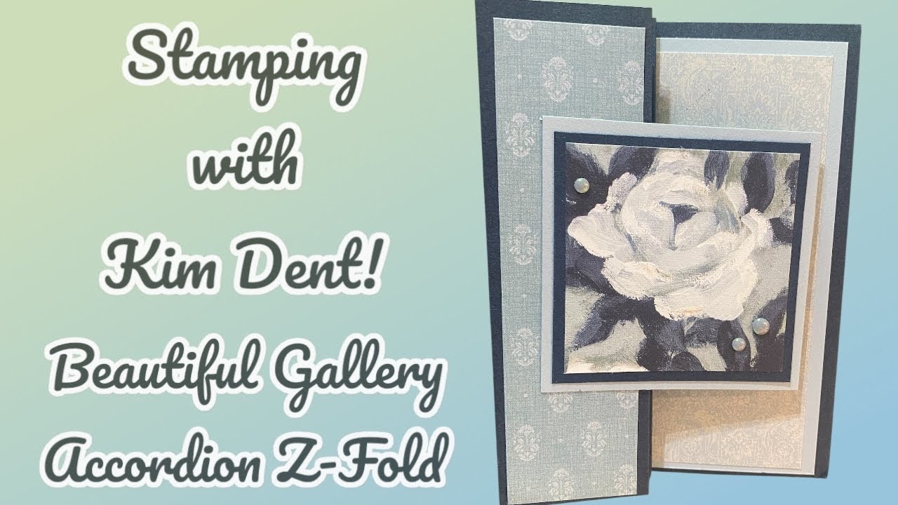 Learn How to Make an Accordion Z-Fold Card Using Stampin' Up's Beautiful Gallery DSP