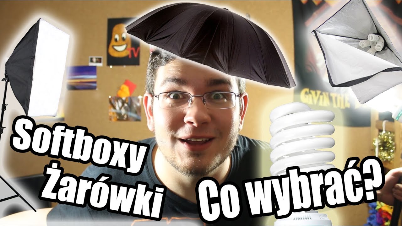Czym oświetlić swój filmik - Softbox - Zestaw Reporterski - Parasolki - Żarówki Fotograficzne