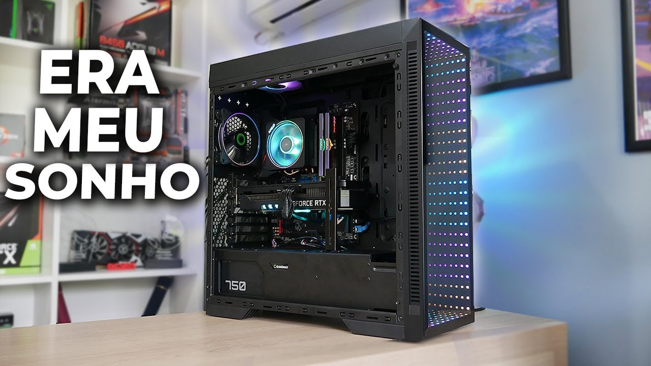 MEU NOVO PC GAMER DOS SONHOS PRA 2021, PEÇAS E MONTAGEM , FICOU INCRÍVEL!