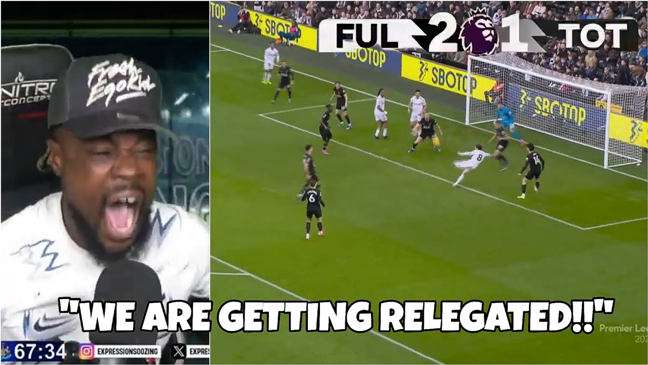 Expressions Rages Watching Fulham vs Tottenham!
