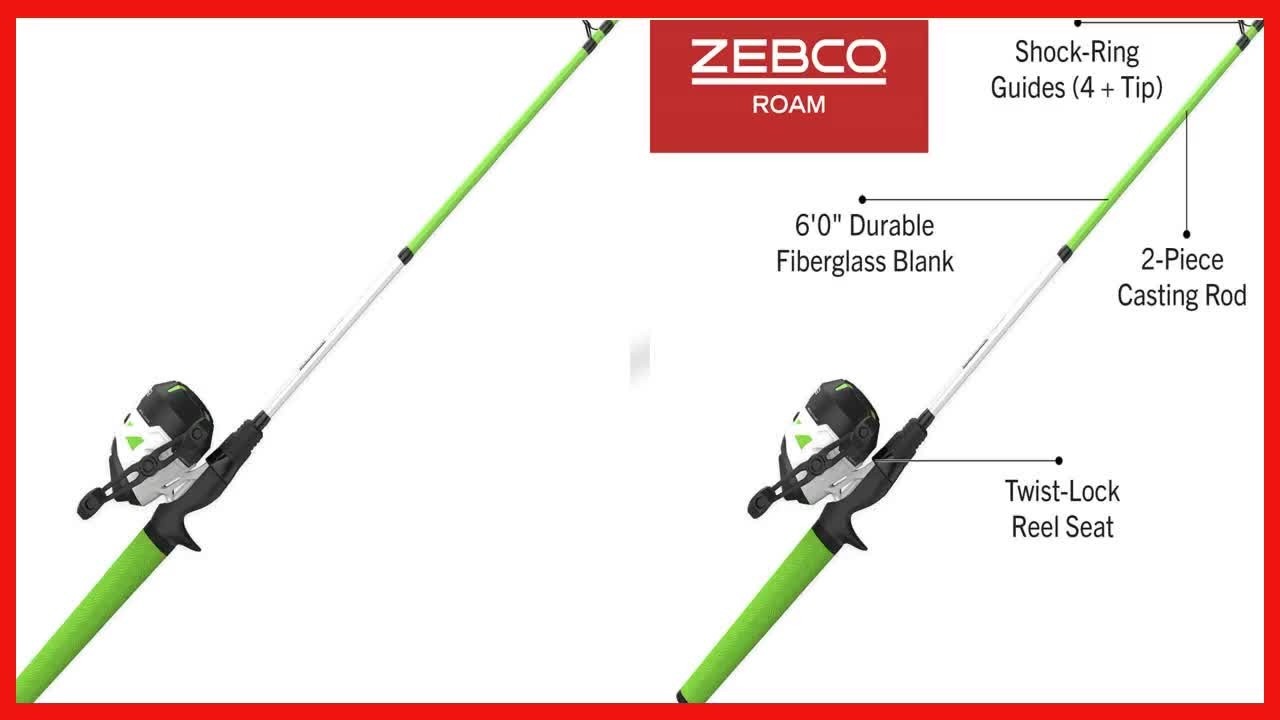 Zebco 6-Foot 2-Piece Fishing Rod Combo Review: Quality and Value for Every Angler