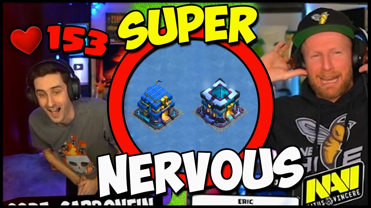Never BEEN This Nervous Playing Town Hall 12 and 13 in Clash?!?