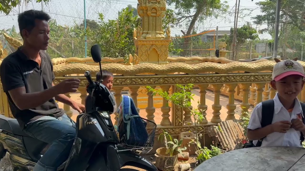Daily watering for our vegetable garden