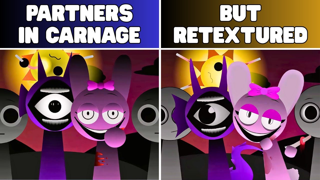 Incredibox Sprunki Shifted Partners in Carnage — Original VS Retextured: Who Nails It?