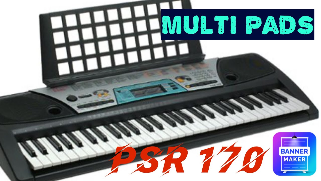 Teclado Yamaha PSR 170 Sonoridade e funções