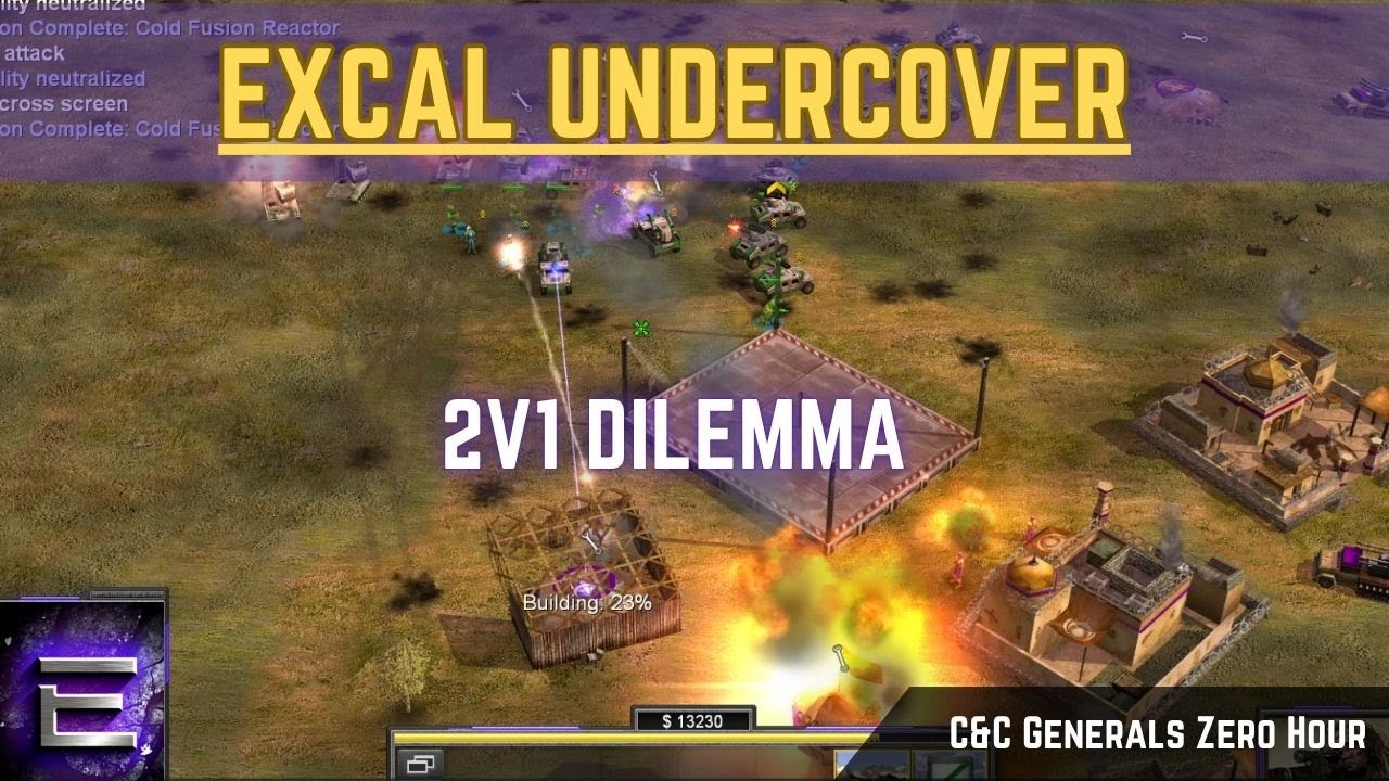 ExCaL undercover as Becker - 2v1 dilemma | Pro rules Defcon(Balanced) - Airforce | C&C Zero Hour