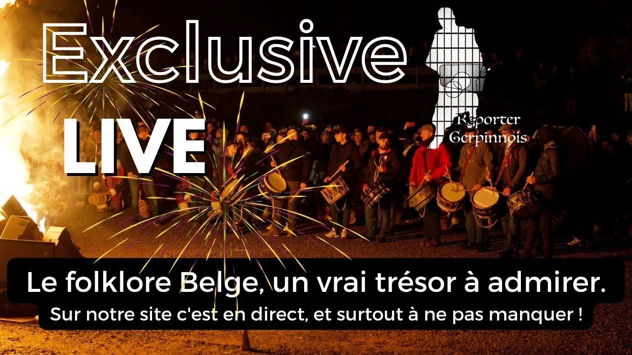 Carnaval de Villers-la-Ville 2023 Rondeau final et brûlage d'un gille