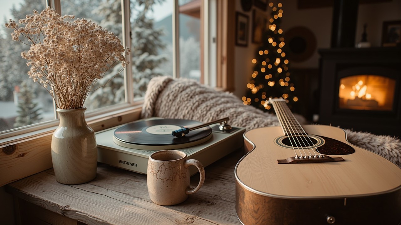 Relaxing Sunlight in February | Serene Acoustic Music for Peaceful Moments