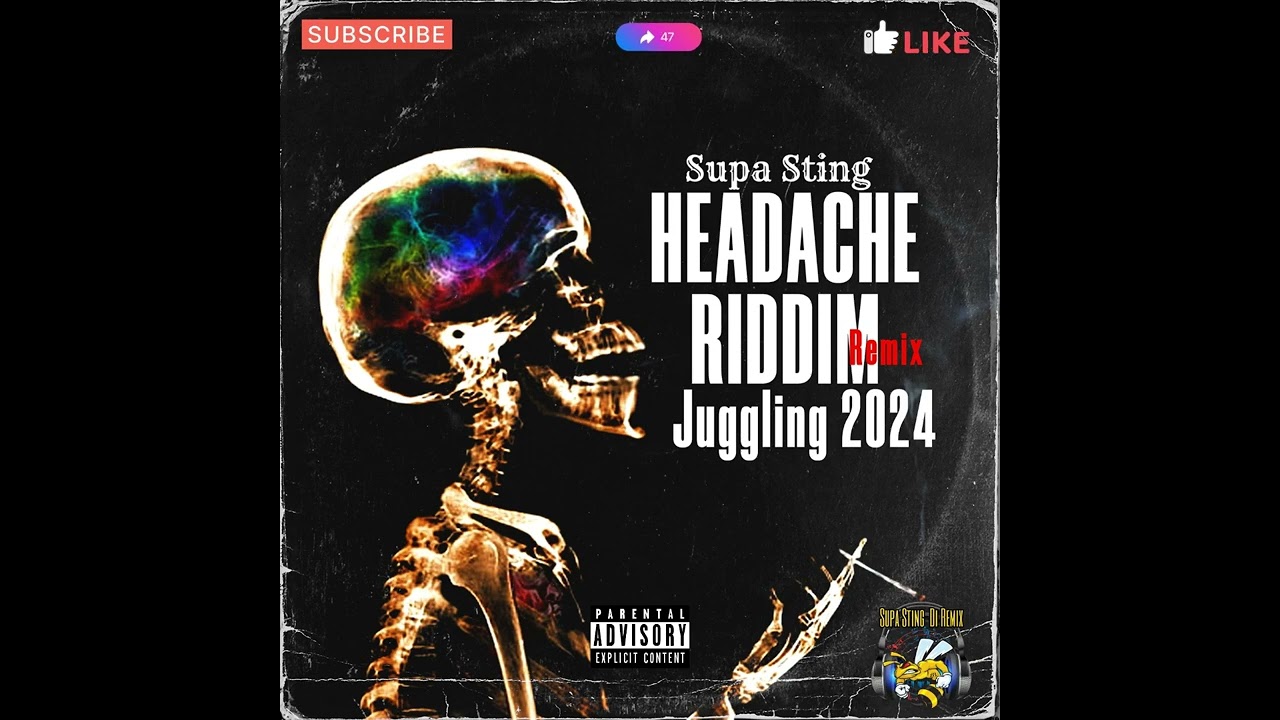 Supa Sting  - Headache Riddim (Remix) Juggling 2024