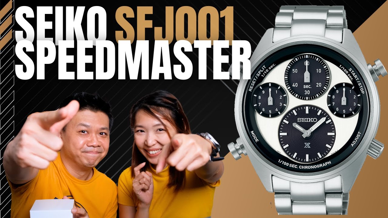 SEIKO Prospex Speedtimer SFJ001 Solar Chronograph with The Original 1969 Seiko 6139 Speedtimer