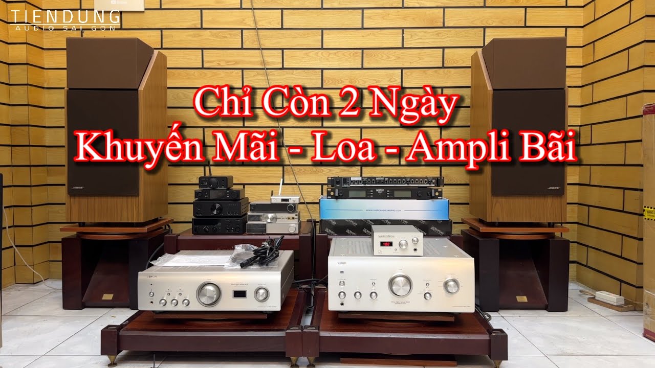 CHỈ C&Ograve;N 2 NG&Agrave;Y KHUYẾN M&Atilde;I - Loa b&atilde;i - Ampli b&atilde;i tại Tiến Dũng audio S&agrave;i G&ograve;n