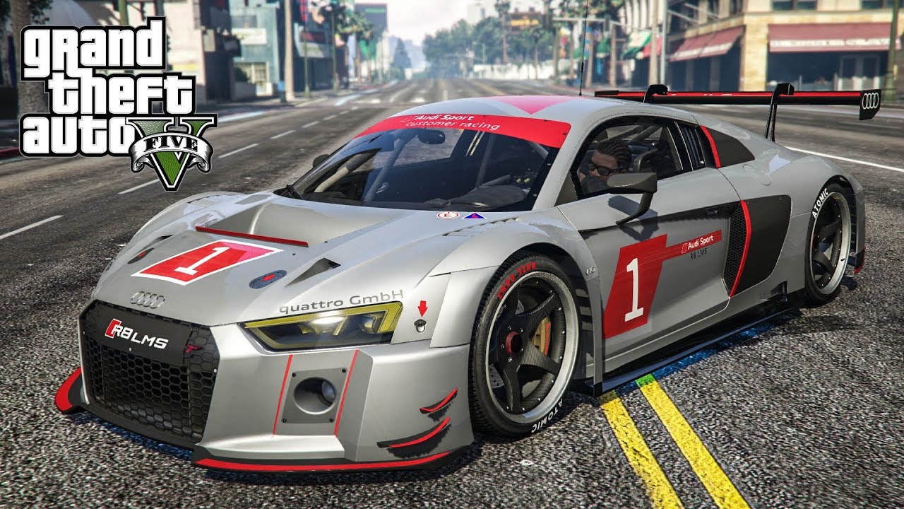 รถแข่งสำเร็จรูป (2016 Audi R8 LMS MOD GTA5)