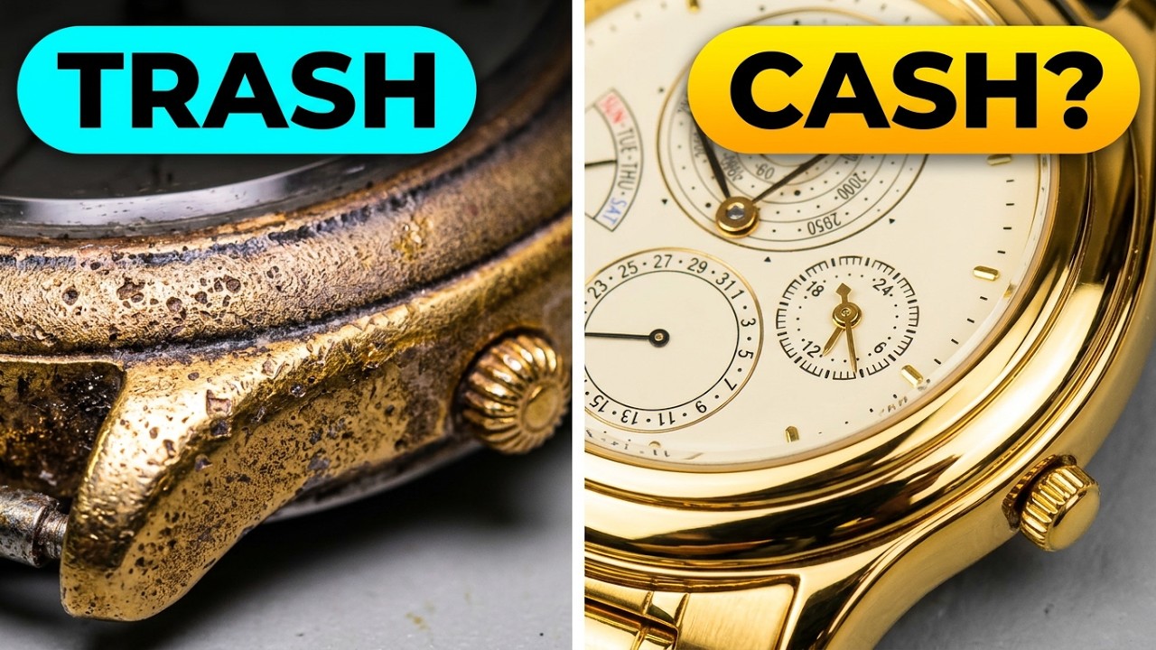 WHAT THIS WATCH IS MADE FROM WILL SHOCK YOU - restoration 100 year calendar citizen Avalon