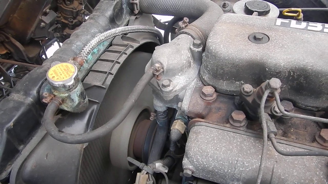 Видеотест ДВС FD35. Nissan Atlas 1989 г. SGH40-0345