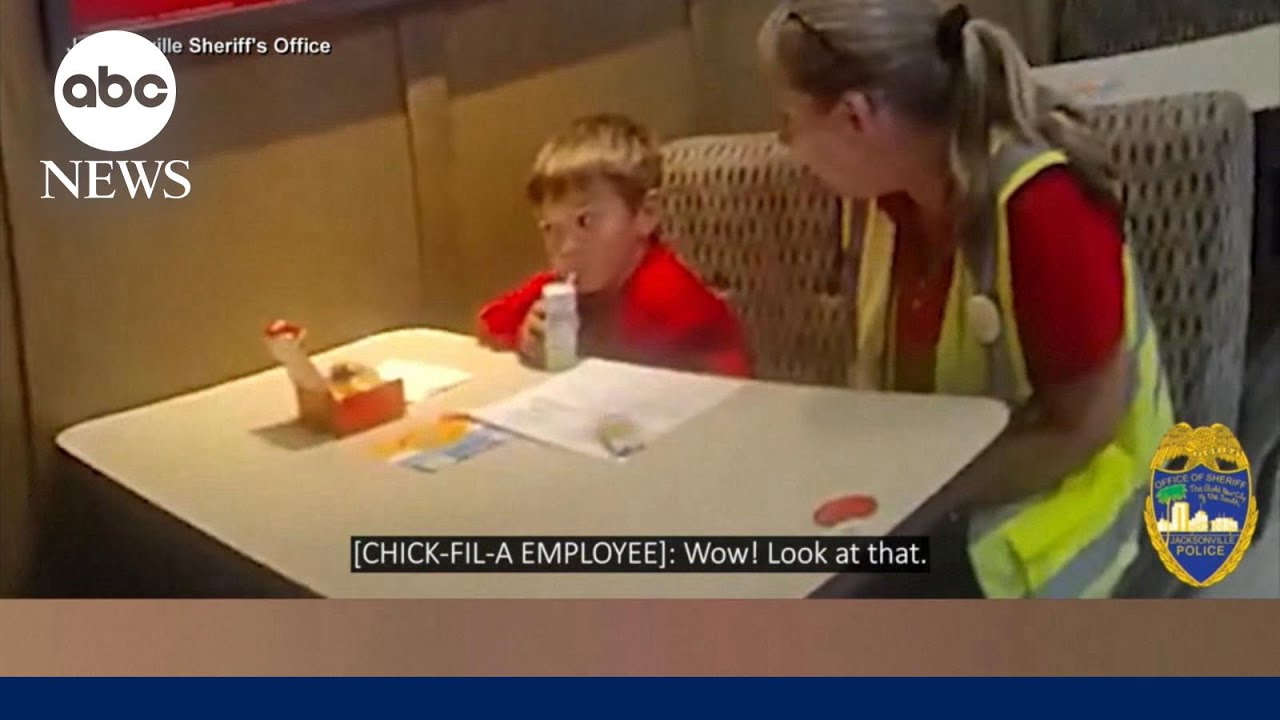 5-year-old boy sneaks out to Chick-fil-A, gets police escort home
