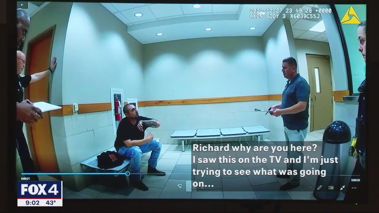 Jurors see suspected shooter's father turn himself in