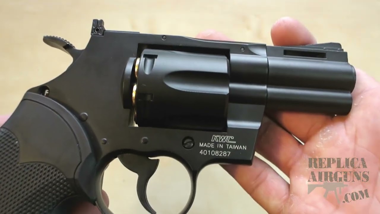 KWC 357 2.5 Inch CO2 Airsoft Revolver Table Top Review