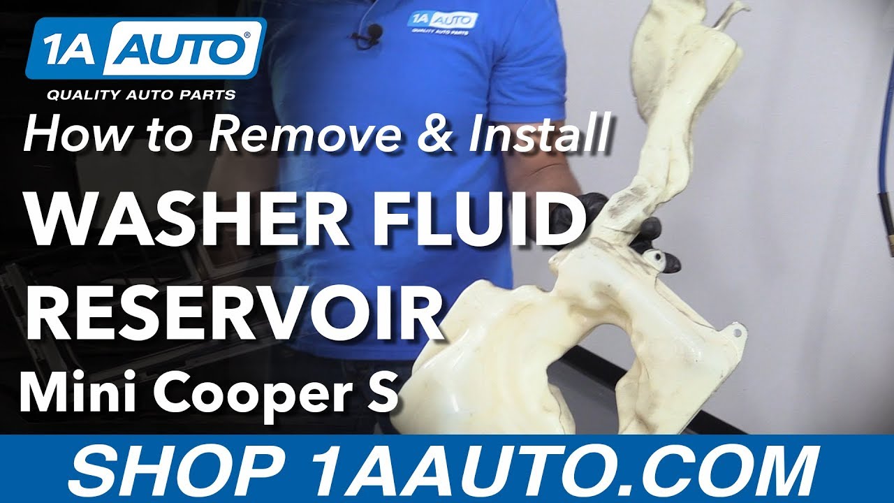 How to Replace Washer Fluid Reservoir 07-13 Mini Cooper S