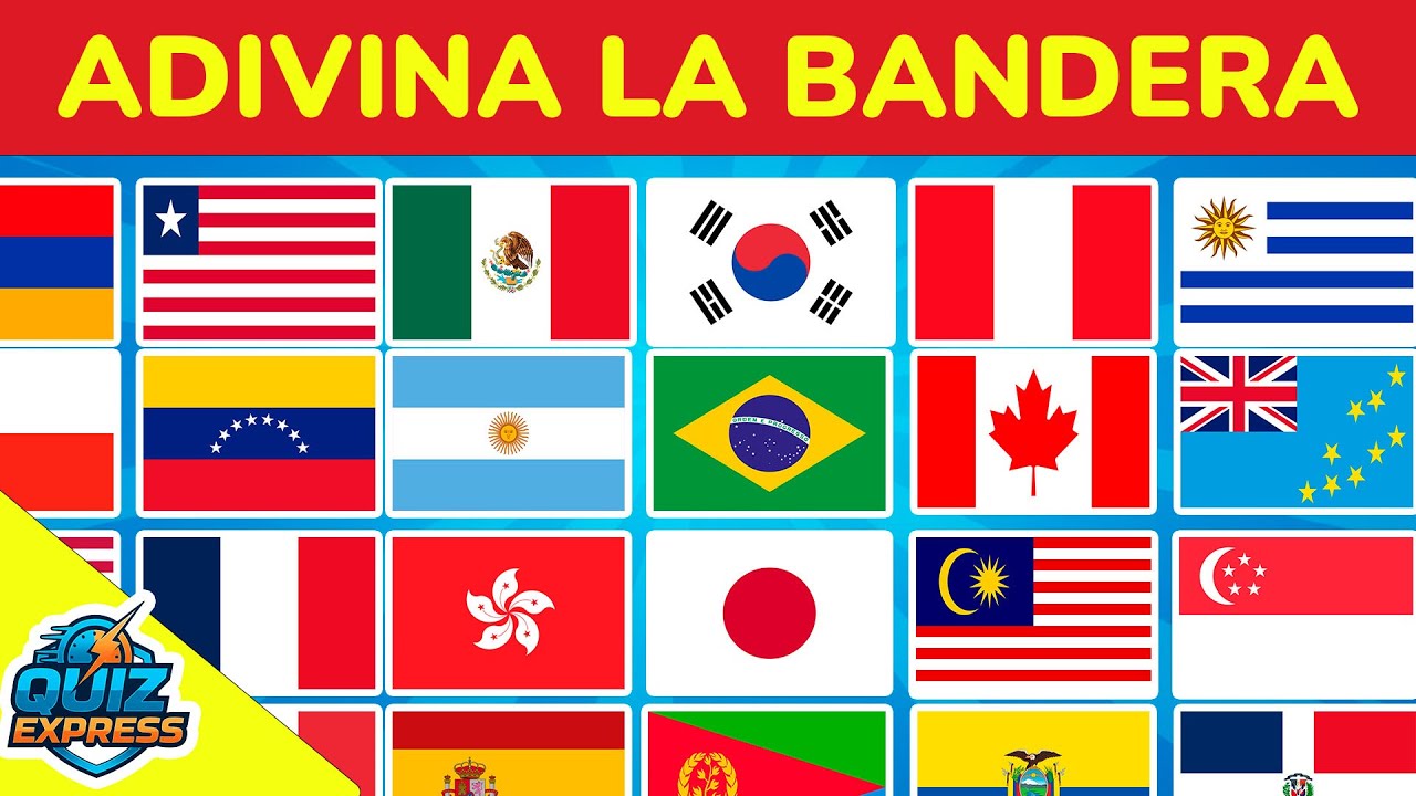 ¿Cuántas Banderas Conoces? 😱​​🚩​🌎 Trivia - Adivina el país por la Bandera​