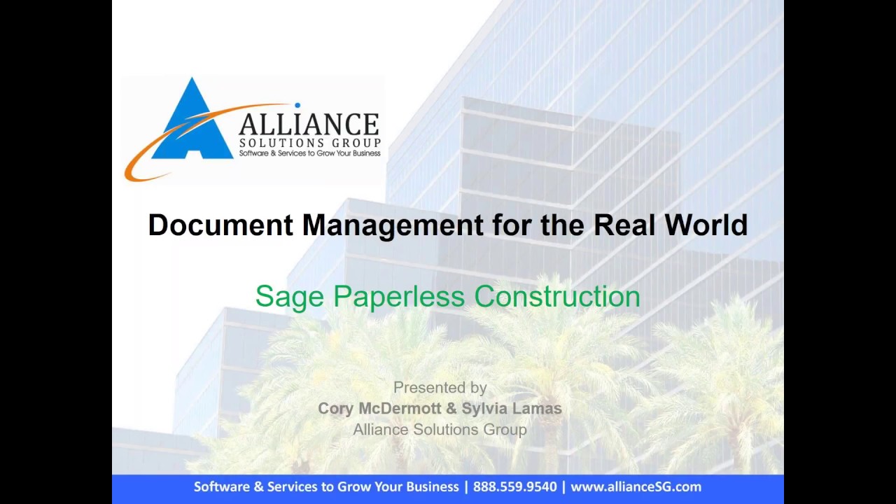 Sage Paperless  Document Management for the Real World
