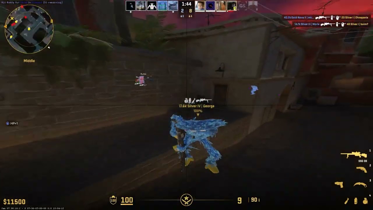 CS2 HvH dominating Germany and Romanian servers