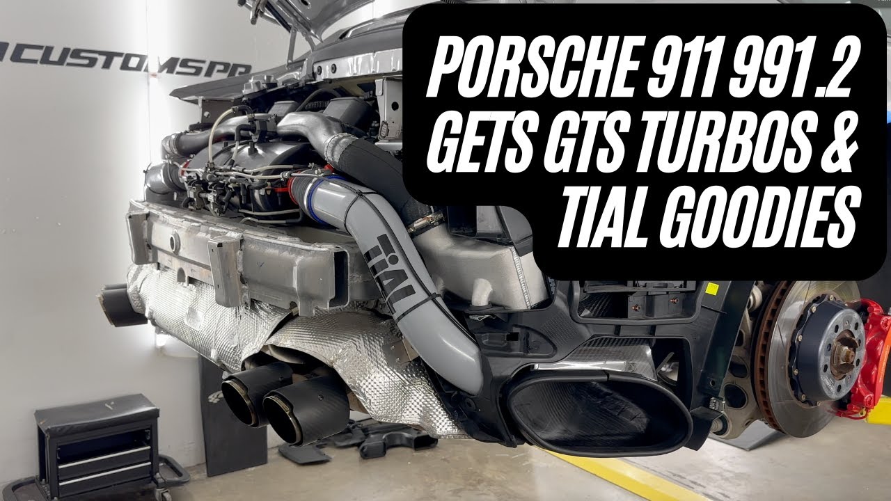 991.2 Porsche Carrera Gets APR Stage 3 GTS Turbos, Tial Air Inlets, AMS Intercooler, and Goodies...